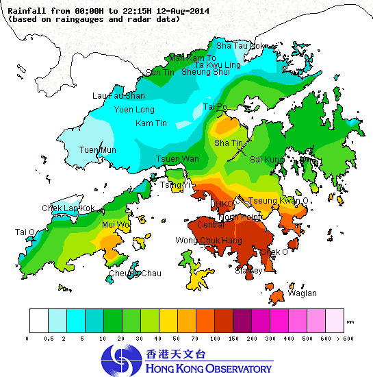 Rainfall 2014-08-12